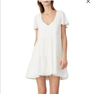 Breezy White Mini Vacation Dress